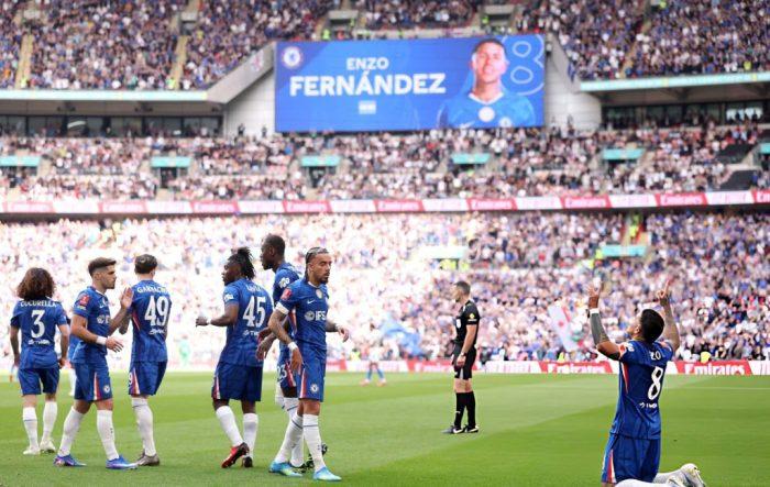 Enzo Fernandez, Chelsea, Leeds United, Emirates FA Cup, Wembly