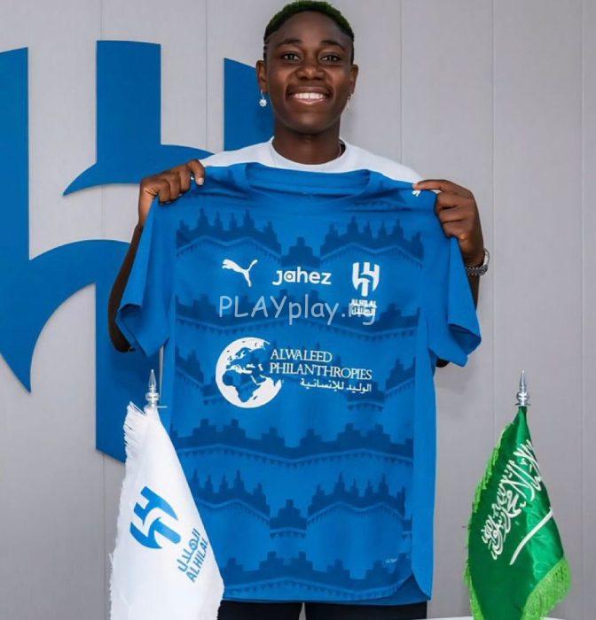 “OSHOOOOOOALA ON FIRE!” – Asisat Oshoala HITS HAT-TRICK TO DRAG Al Hilal Women INTO CUP FINAL!